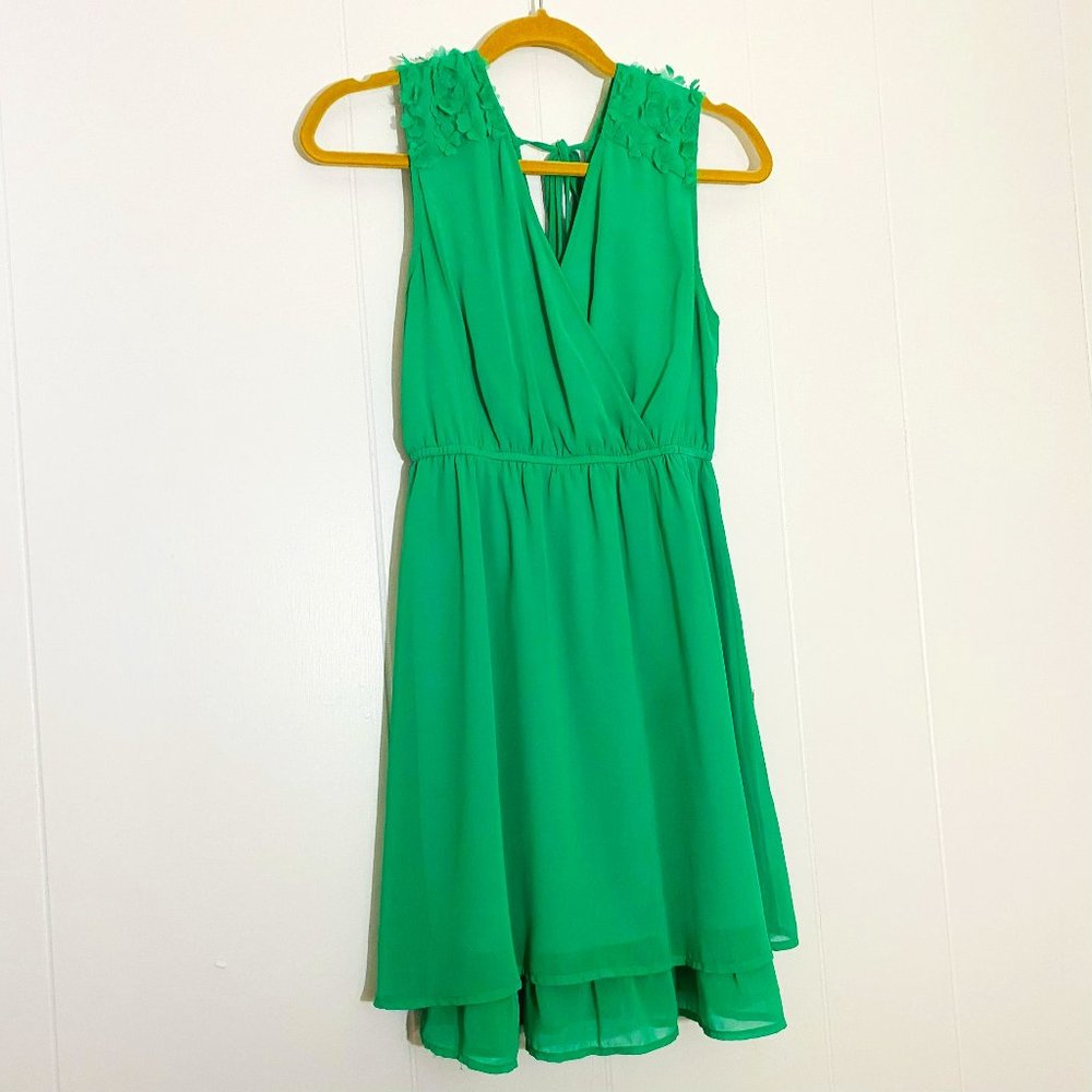 Kelly Green Flirty Ya LosAngeles Summer dress